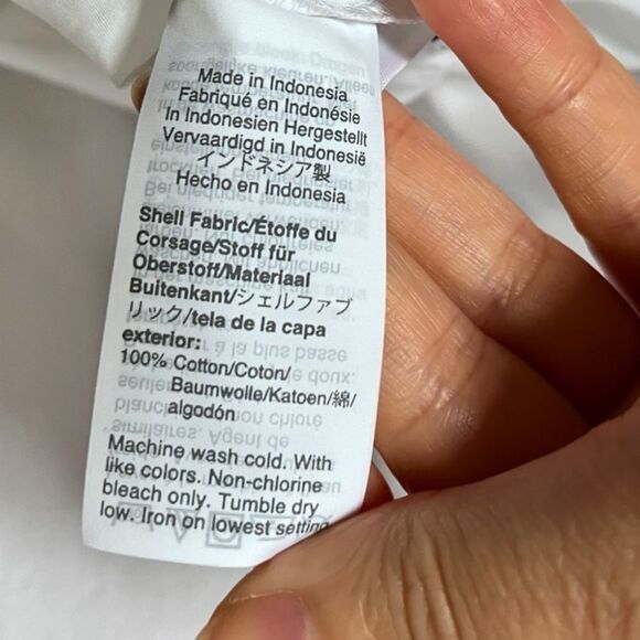 Thomas Mason for J.Crew Tunic in Mixed Stripe in Blue and White S - Picture 5 of 11